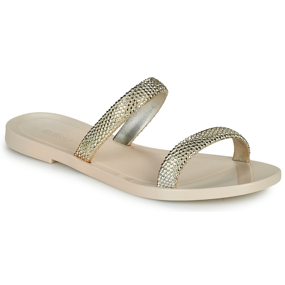 Melissa Beige Glitz Sandal - Picture 2 of 5